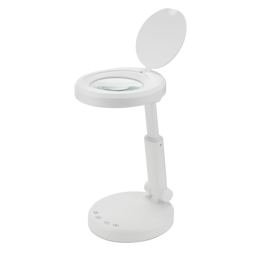 Lámpara lupa LED de sobremesa | Flip