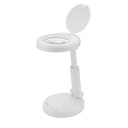 Lámpara lupa LED de sobremesa | Flip