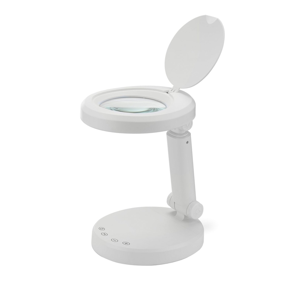 Lámpara lupa LED de sobremesa | Flip