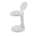 Lámpara lupa LED de sobremesa | Flip