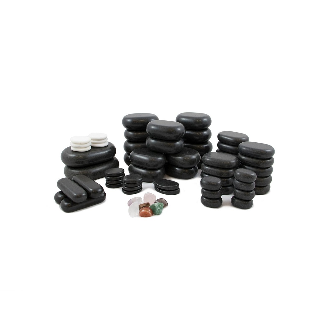 Set de piedras calientes de 64 piezas | Breathe