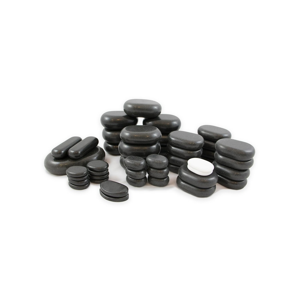 Set de piedras calientes de 45 piezas | Breathe