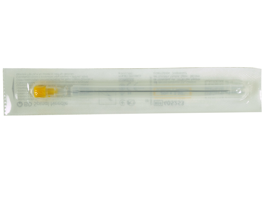 Aguja Espinal Yale Quincke™ BD Amarillo 20G | 0,9 x 90mm (25 uds)