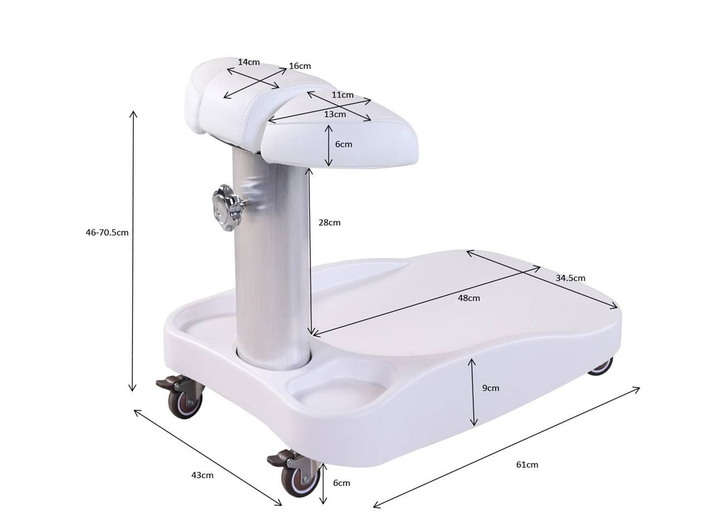 Soporte + Bañera Hidromasaje para Pedicura | Vesc Go