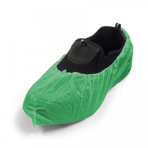 Cubrezapatos Verde de Polietileno (100 uds)