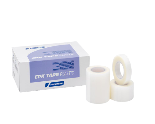 Esparadrapo de Plástico Microperforado 1,25cm x 9,1M | CPK Tape (24 uds)