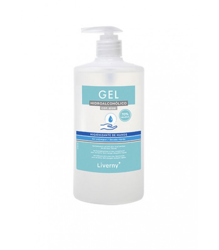 Gel Hidroalcohólico con Aloe Vera Liverny (750 ml)