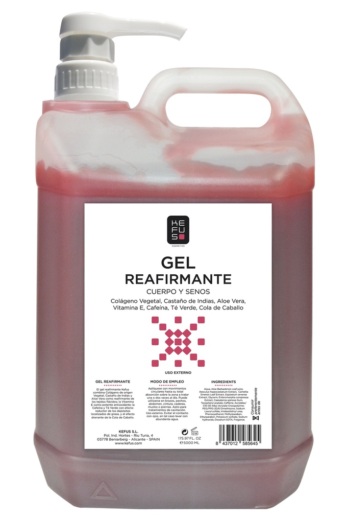 Gel Reafirmante Cuerpo Kefus (5000 ml)