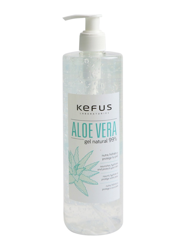 Gel de Aloe Vera natural Kefus (500 ml)