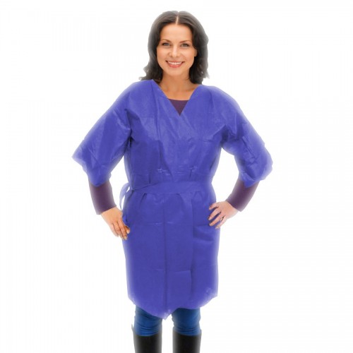Kimono Azul | Polipropileno TNT | 30Gr (100 uds)