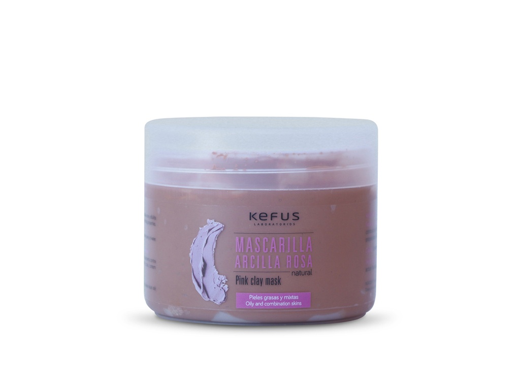 Mascarilla de Arcilla Rosa natural Kefus (250 ml)