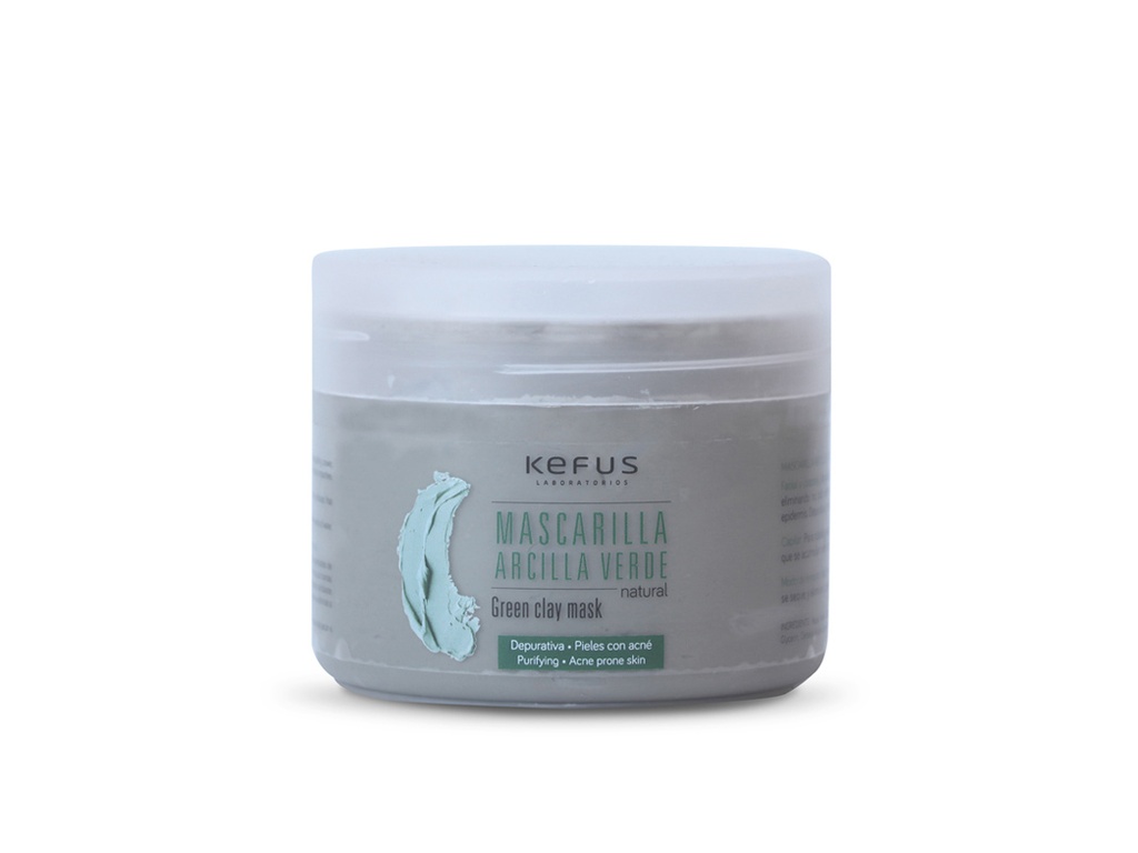 Mascarilla de Arcilla Verde natural Kefus (250 ml)