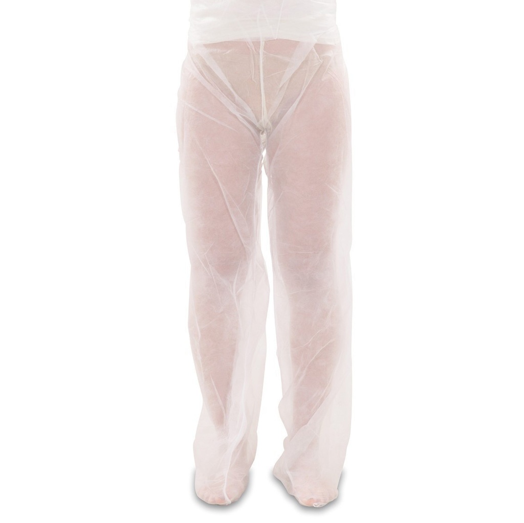 Pantalon Presoterapia Plastificado PP + PE  30g y 15g Blanco