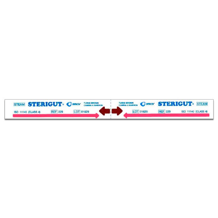 Tiras Indicadoras de Esterilización | Sterigut (250 Tiras)