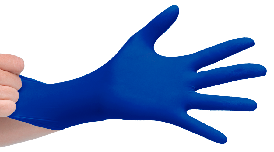 Guantes de Nitrilo Sin Polvo Sensiflex Deep Blue (100 uds)