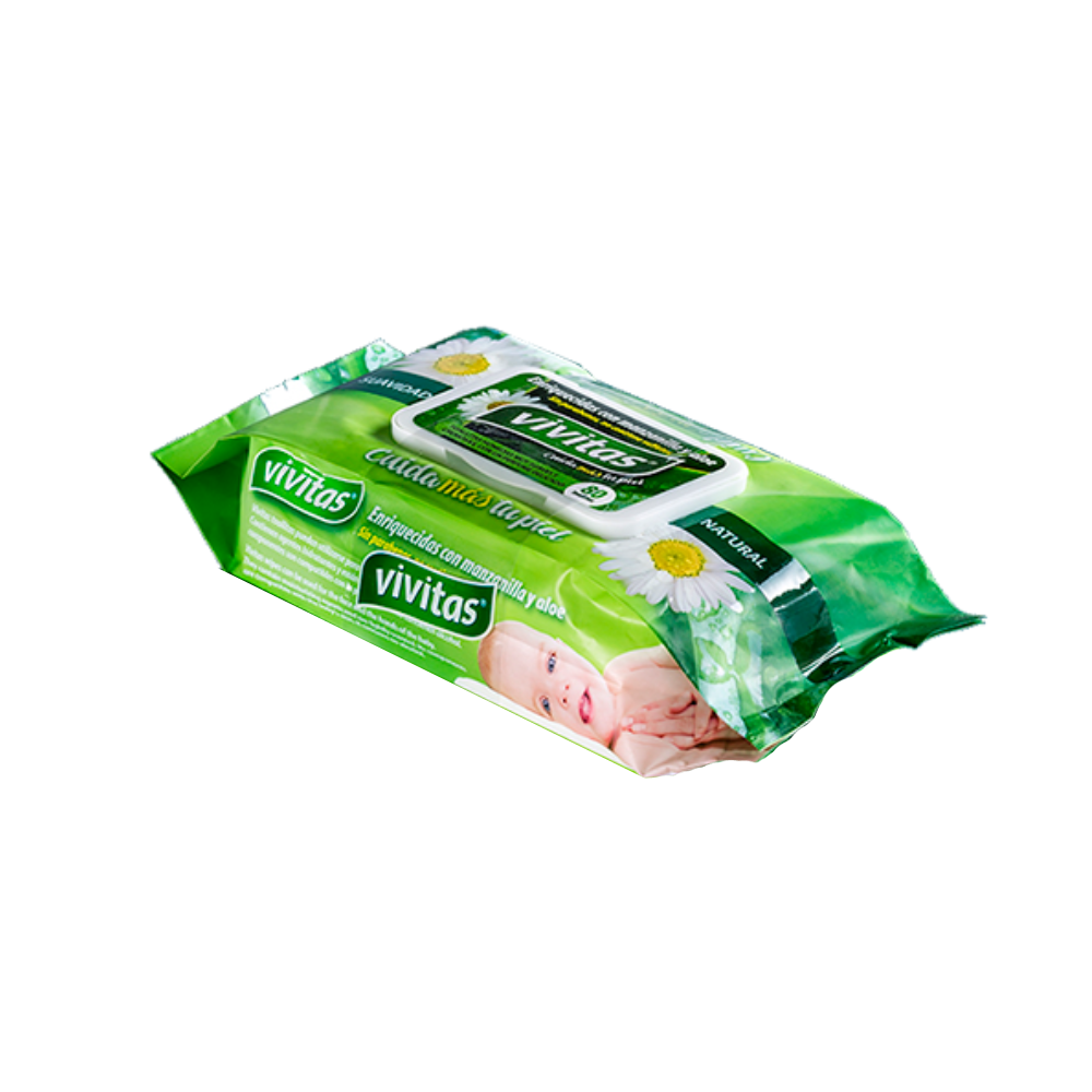 Toallitas Húmedas sin Parabenos | Vivitas (80 uds)