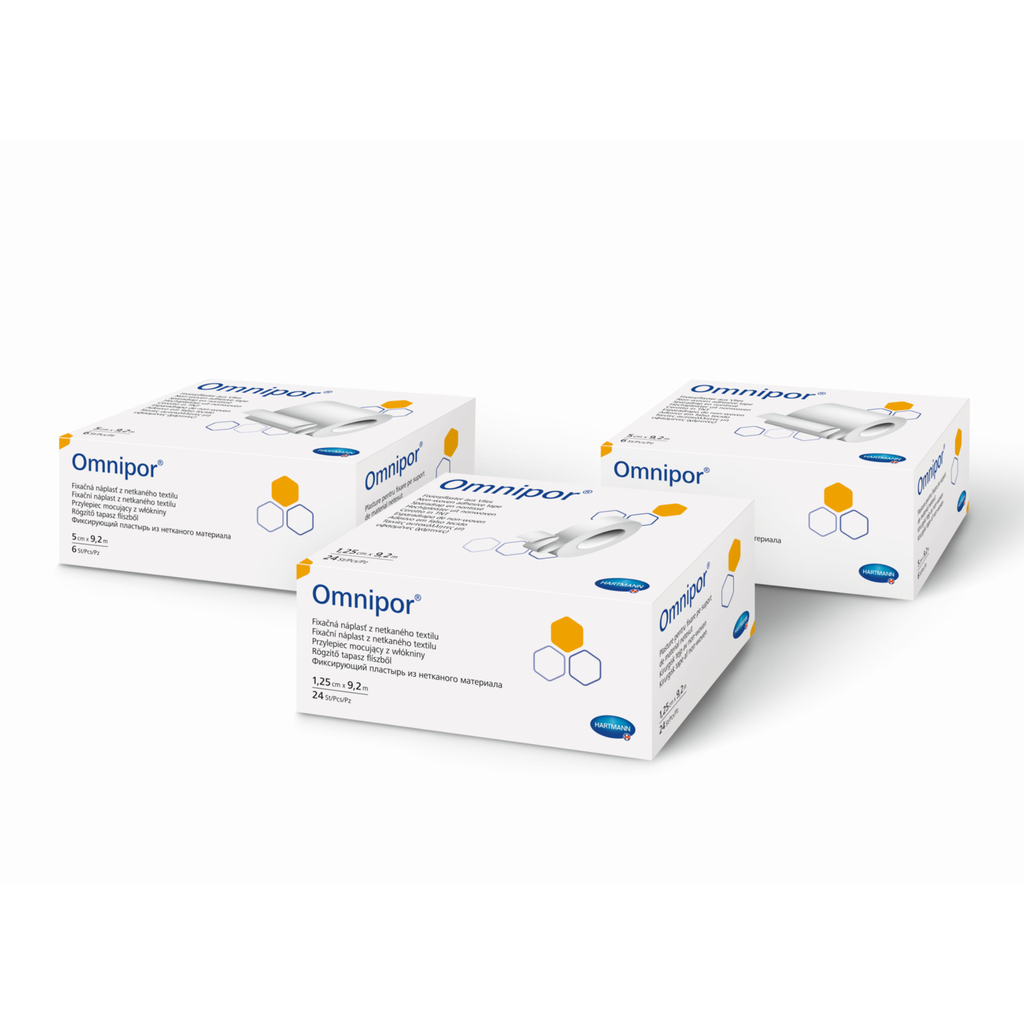 Esparadrapo de Papel | Omnipor® | 2.50cm x 9.2M (12 uds)