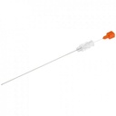 Aguja Espinal Yale Quincke™ BD Naranja 25G | 0,5 x 90mm (25 uds)