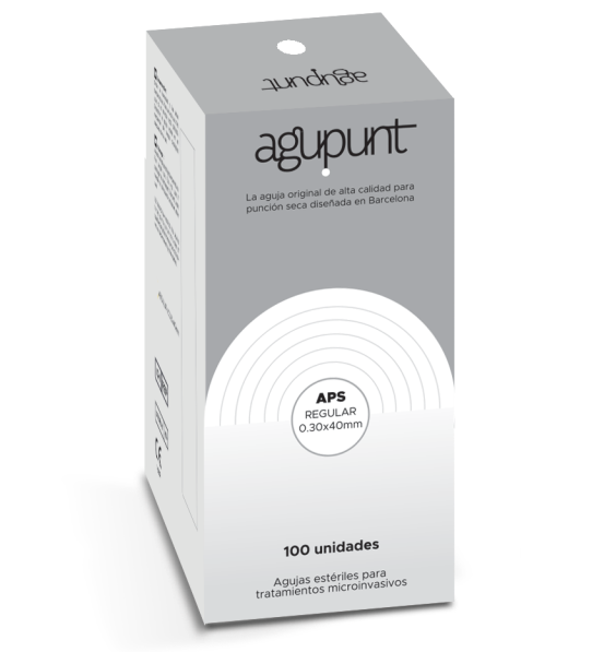 Aguja Punción Seca 0,30 x 40mm Blanco | Agupunt APS (100 uds)