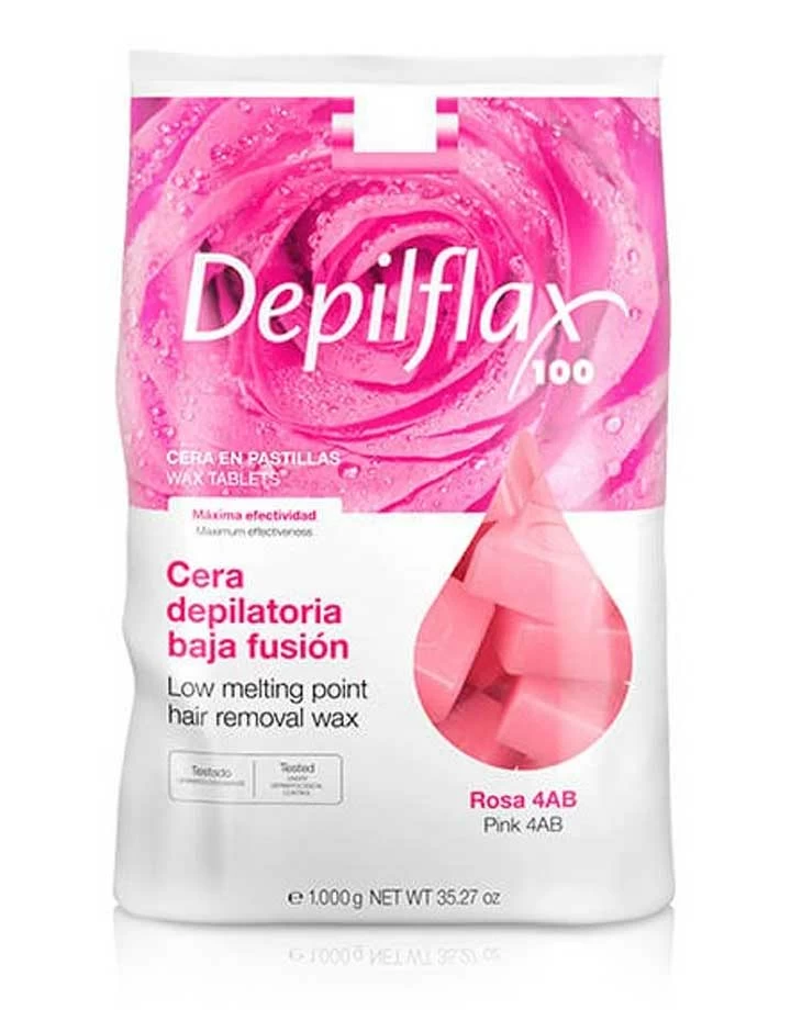 Cera Baja Fusion Rosa En Pastillas Depilflax (1 Kg)