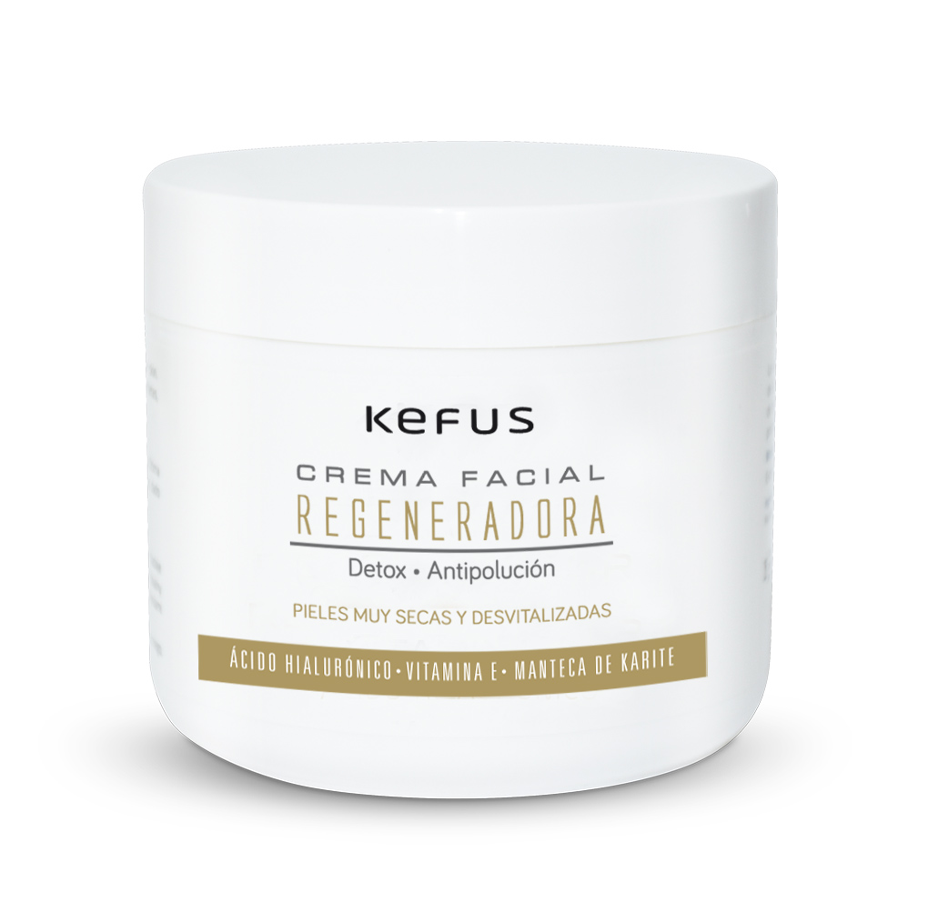 Crema Facial Regeneradora Ácido Hialurónico Kefus (500 ml)