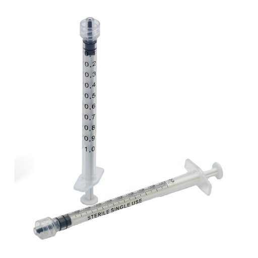 [042-022] Jeringa 1ml Luer Lock | Sin Residuo | A.G. (100 uds)