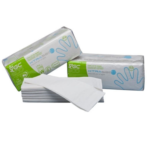 [074-005] Toalla de Mano W | 2 Capas | Reciclada (2880 uds)