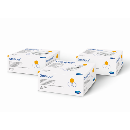 [063-007] Esparadrapo de Papel | Omnipor® | 2.50cm x 9.2M (12 uds)