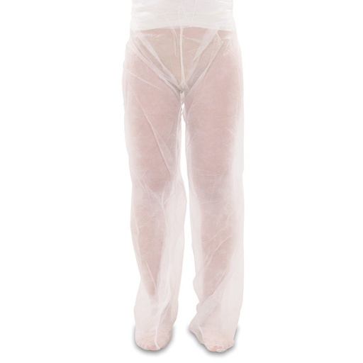 [004-006] Pantalon Presoterapia Plastificado PP + PE  30g y 15g Blanco