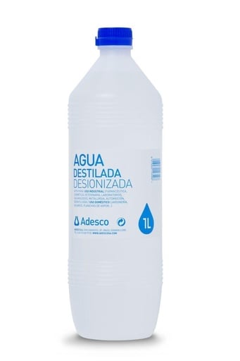 [038-002] Agua Destilada en Botella (1 L)