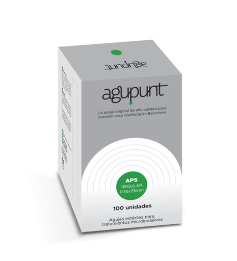 [039-025] Aguja Punción Seca 0,16 x 25mm Verde | Agupunt APS (100 uds)