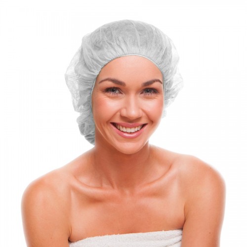 [004-031] Gorro Desechable Circular 55cm | Blanco TNT (2.000 uds)