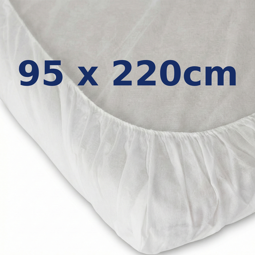 [004-003] Sabanas Desechables Ajustables | Polipropileno SMS | 95 x 220 cm
