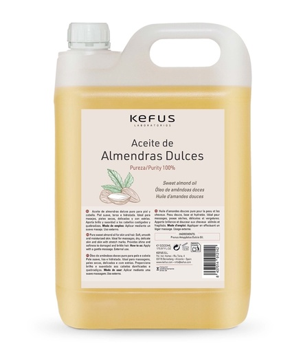 [002-002] Aceite de Almendras dulces puro Kefus (5000 ml)