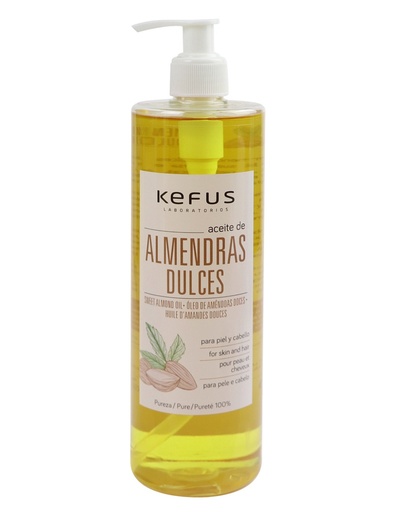 [002-001] Aceite de Almendras dulces puro Kefus (500 ml)