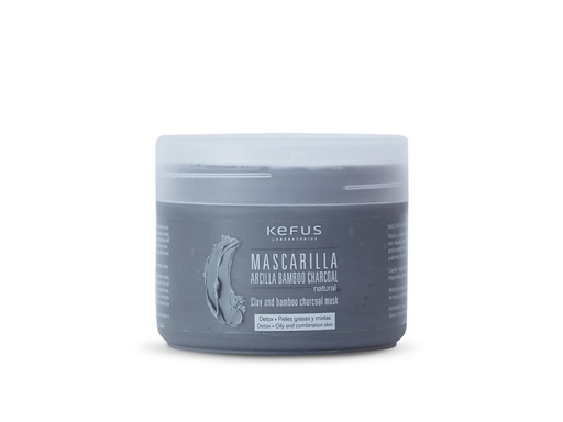 [002-127] Mascarilla de Arcilla Bamboo Charcoal natural Kefus (250 ml)