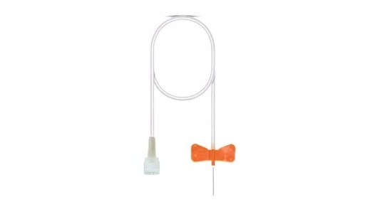 [030-003] Palomilla Venofix | 25G 3/4" 0.5 x 19mm | Naranja (50 uds)