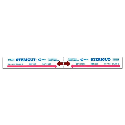 [092-002] Tiras Indicadoras de Esterilización | Sterigut (250 Tiras)