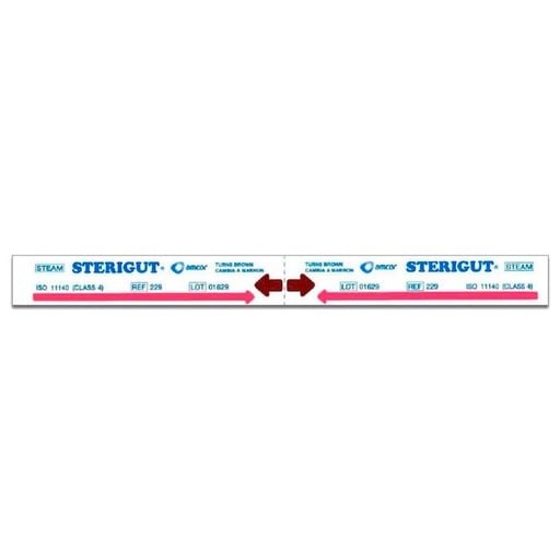 [092-002] Tiras Indicadoras de Esterilización | Sterigut (250 Tiras)